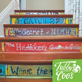 Tubby & Coo's Stairwell Book Stairs