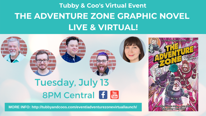 The Adventure Zone Graphic Novel Live & Virtual!