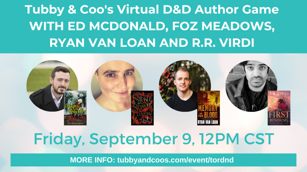 Virtual Dungeons & Dragons Featuring Tor Authors!