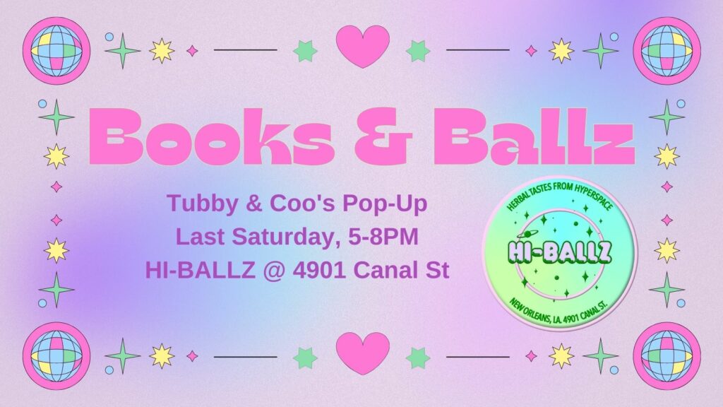 Books & Ballz at HI-BALLZ @ HI-BALLZ