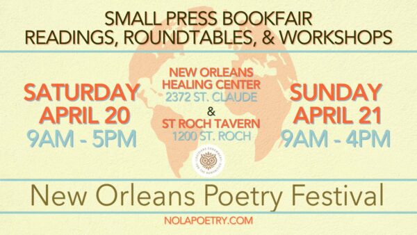 New Orleans Poetry Festival Book Fair @ New Orleans Healing Center